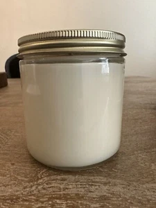 16oz Citronella Candle Clear Jar With Versatile Gold Lid / 10 Pack - Picture 1 of 3