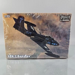 Sword 1:72 F2H-2 Banshee Model Kit 72077 Fighter Jet NEW OPEN BOX - Picture 1 of 8