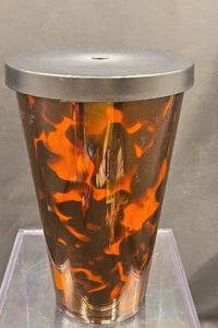 Starbucks 16 oz caparazón de tortuga leopardo moca remolino vaso frío sin pajita - Imagen 1 de 6