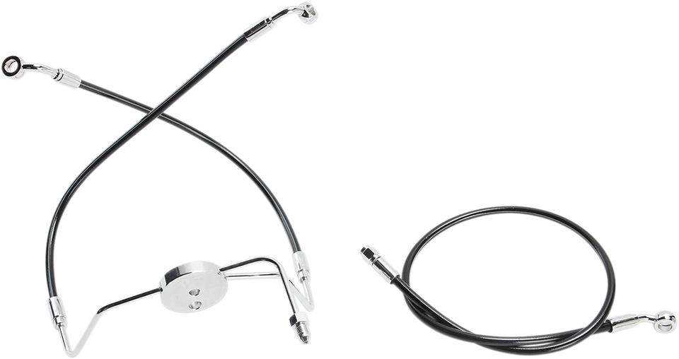 95-03 para Harley Electra Glide Standard FLHT MAGNUM Kit de línea de freno XR negro B52 Foto 1 de 1