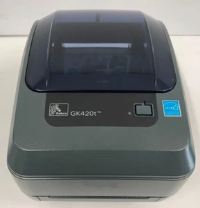 STAMPANTE ETICHETTE ZEBRA GK-420T STAMPANTE TERMICA 203X203 DPI USB - Zdjęcie 1 z 5