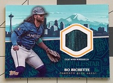 2023 Topps Update Series All-Star Stitches Relic Card of Blue Jays Bo Bichette