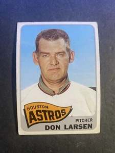 1965 Topps Baseball Don Larsen Houston Astros Card #389 (a) - Afbeelding 1 van 2