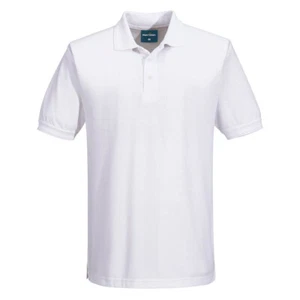Polo Shirts mens Naples tops work shirt in 3 colours Rib collar  Portwest B210 - Picture 1 of 9