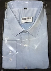 Men's Long Sleeve Solid Color Button Down Dress Shirt Casual Basic Work Shirt - Picture 1 of 5