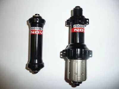 Novatec AS511SB/AS522SB 20h/24h Straight Pull lightweight road bike hubs. - Image 1 of 3