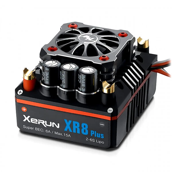 Hobbywing Xerun XR8 Plus Brushless Regler 150A, 2-6s LiPo, BEC 6A - Bild 1 von 1