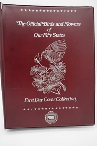 The Official Birds and Flowers of Our Fifty States FDC Collection Album - Bild 1 von 4
