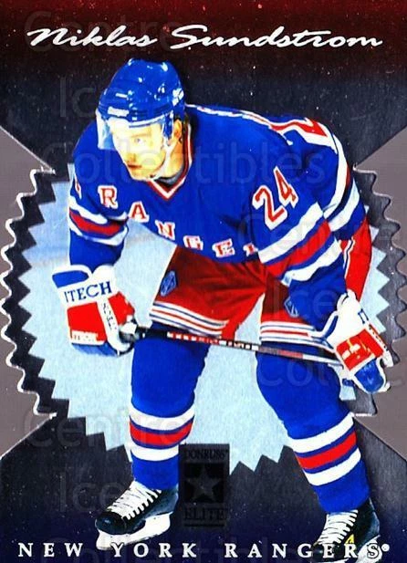 1996-97 Donruss Elite Die Cut Stars #47 Niklas Sundstrom - Image 1 of 1