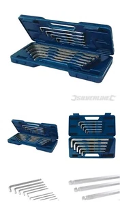 Allen Silverline Hex Key Ball end Set 10piece 3-17mm Heavy Duty Chrome Vanadium  - Picture 1 of 5