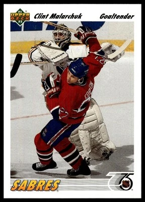 1991-92 Upper Deck #368 Clint Malarchuk - Image 1 of 2