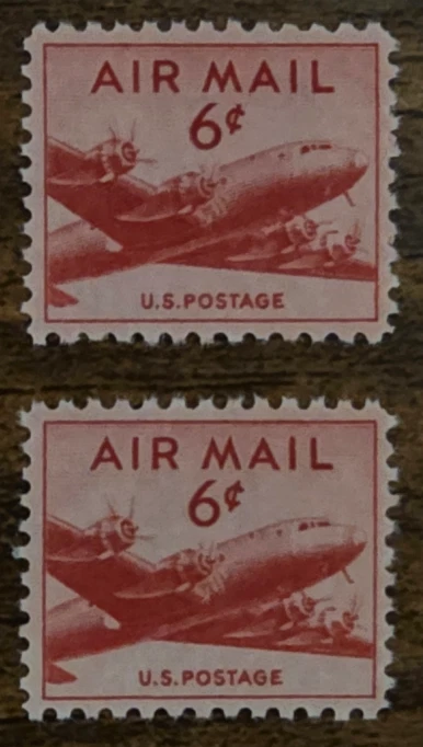 US - Scott C39- Air Mail - DC-4 Skymaster - Qty: 2- MNH!!! - Image 1 of 1