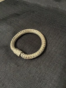 PULSERA JOHN HARDY CUERDA PLATA TRIGO BALI "CADENA CLÁSICA" PLATA 925 50g - Imagen 1 de 4