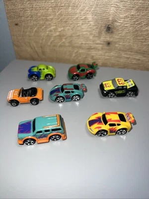Micro Machines Lot of 7 Hot Rods Muscle Cars Racers Vintage Galoob Vehicle Toys - Image 1 of 3