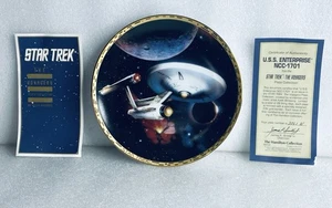 Placa de Coleccionistas Star Trek The Voyagers Edición Limitada. USS Enterprise NCC-1701 + CERTIFICADO DE AUTENTICIDAD - Imagen 1 de 8