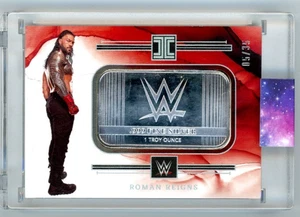 2023 Panini Impeccable WWE - Roman Reigns - 1 Troy Ounce .999 Silver Bar /35 - Picture 1 of 2