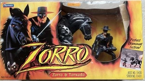 Juego de figuras de acción de colección Zorro & Tornado 1997 Playmates nuevo en caja raro - Imagen 1 de 2