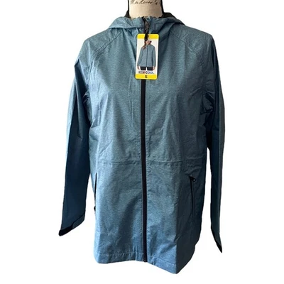 32 Degrees Teal Zip Front Teal Windbreaker Size Small - Image 1 of 2