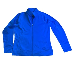 Giacca donna Elevate corsa atletica full zip softshell finto collo blu taglia L - Foto 1 di 8