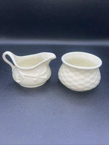 Piccola brocca panna e zuccheriera aperta Lefton 1998 vintage nucleo cottage - Foto 1 di 6