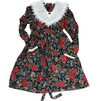Vtg The Ribbons And Lace Collection Party Dress Youth  Size 16 Christmas - Image 1 of 4