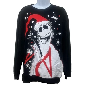 Disney Nightmare Before Christmas Sweatshirt Jack Skellington M Pullover Fleece - Bild 1 von 6