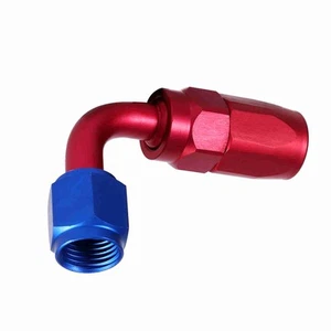 (AN6-90°)Fuel Line Hose End Fitting High Strength Good Durability Bright - Picture 1 of 12