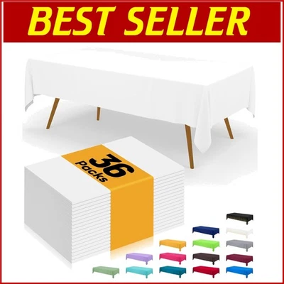 Durable Leakproof Tablecloths 54x108 Inch - Perfect for Parties & Events - Image 1 of 4