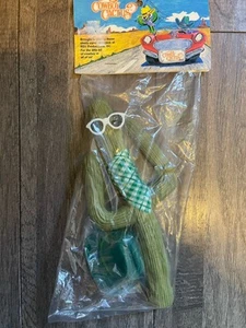 Vintage COWBOY CACTUS Antenna Topper Car Sunglasses Bandana Hat NOS READ - Picture 1 of 5