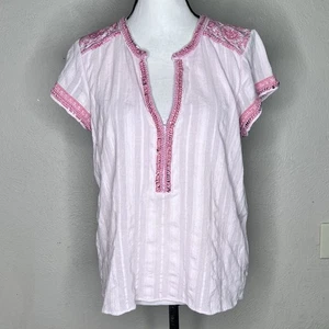 calypso st barth Pink Blouse Size M - Picture 1 of 6