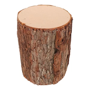  Simulated Wooden Pier Ornaments Christmas Rustic Base Tealight Holder - Picture 1 of 12