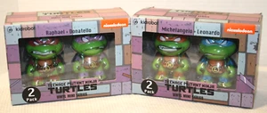 Set of four Nickelodeon Teenage Mutant Ninja Turtles Vinyl Mini Series - Picture 1 of 3