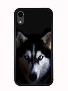 Blue Eyed Husky Dog For Iphone XR 6.1 2018 Case - Picture 1 of 2