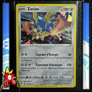 Carte Pokémon : Zacian 139/192 - E&B Clash des Rebelles - Holo Cracked Ice - EXC - Picture 1 of 3