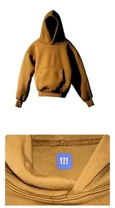 Yeezy Gap Niños 9/10 Sudadera con Capucha Marrón Claro Yzy Kanye Auténtica Talla Grande Sin Stock - Imagen 1 de 3