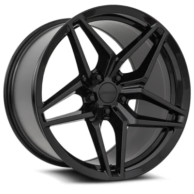 MRR M755 Rim 19X11 5X120.65 Offset 73 Gloss Black (Quantity of 1) - Image 1 of 2