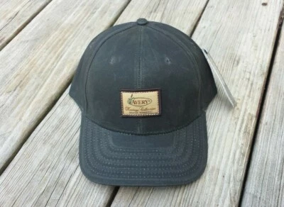 Avery Heritage Collection Logo Oil Cloth Hat CEDAR Greenhead Gear Decoy Cap NEW - Image 1 of 4