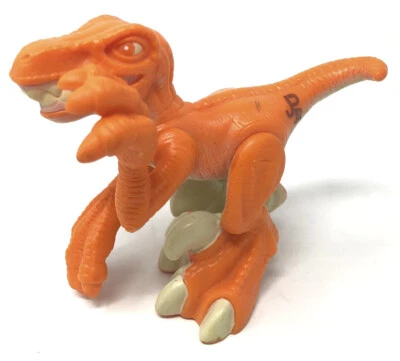 PLAYSKOOL JURASSIC PARK JR Raptor Velociraptor Naranja Figura Juguete ENVÍO GRATUITO Foto 1 de 4