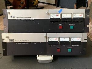 2 Vintage Broadcast Electronics BE FM-601 Stereo limiters type 937-0601