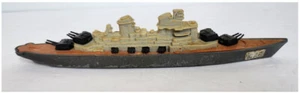 1960-70s Vintage TootsieToy WWII Naval Battleship 145; 8" Diecast/Plastic Toy - Picture 1 of 5
