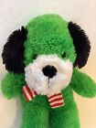 Kellytoy Plush Green Dog with Red And White Scarf Stuffed Animal Soft Toy 2017