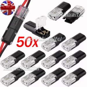10-50Pcs 2Pin Way Plug Car Electrical Connector Wire Cable Automotive Waterproof - Picture 1 of 16