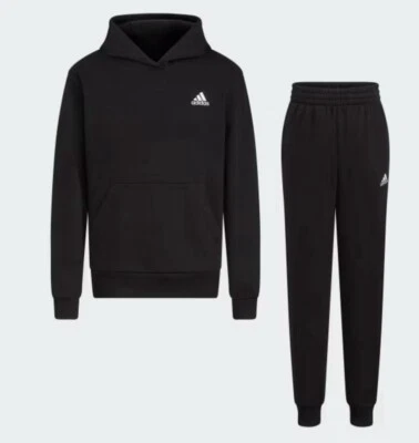 Conjunto de suéter con capucha y cintura elástica de dos piezas de manga larga Foto 1 de 3