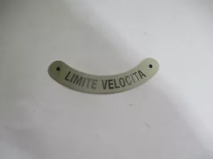 Nameplate Fiat Campagnola AR 55 59 1900 Limit Velocita - Picture 1 of 1