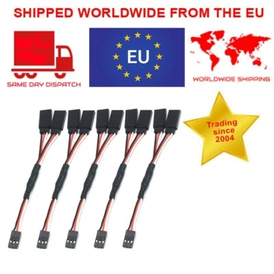 RC Servo Splitter Y Cable Male to Female Extension Lead Cable JR, futaba Wire  - Image 1 of 4