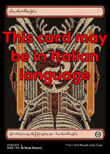 MTG MOUNTAIN 270 EXC - PHYREXIAN - MONTAGNA - ONE X IT - MAGIC - Picture 1 of 1