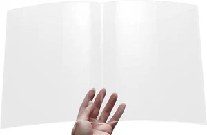 Superior Essentials Clear Transparent Book cover- Book Protector (Magazine Size) - Imagen 1 de 6