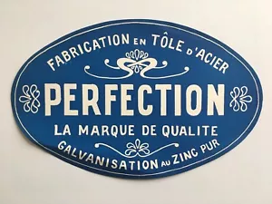 Pub Perfection IN Acciaio Zincato Zinco Manifesto Stemma 23cm - Picture 1 of 2