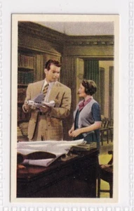 Vintage 1940 Card Movie of FRED MACMURRAY & LOUISE CAMPBELL MEN WITH WINGS - Picture 1 of 2