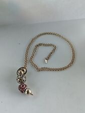 Chamilia Adjustable Necklace & 3  Charms